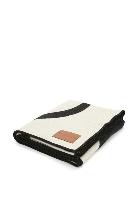 Coperta con applicazione in nero e bianco -  unisex JW ANDERSON | HO0002FA0310901